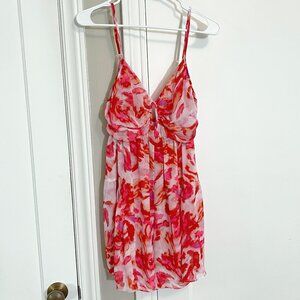 MISA Los Angeles Indira Floral Sleeveless Romper, S